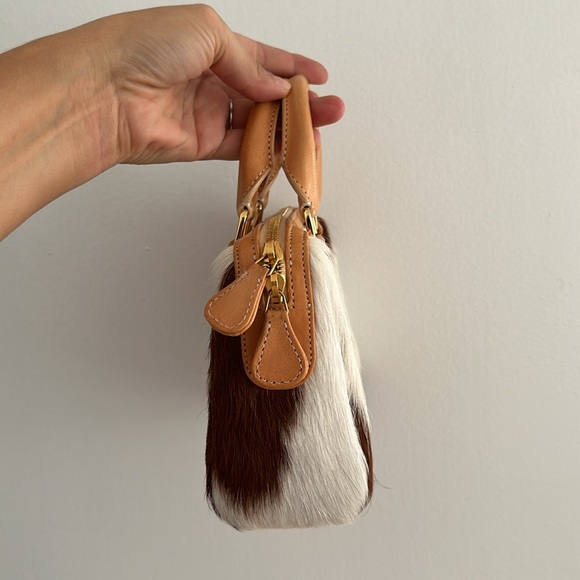 RARE FIND!! MINI BROTHER VELLIES LEATHER AND PONYHAIR BAG! - Picture 3 of 12